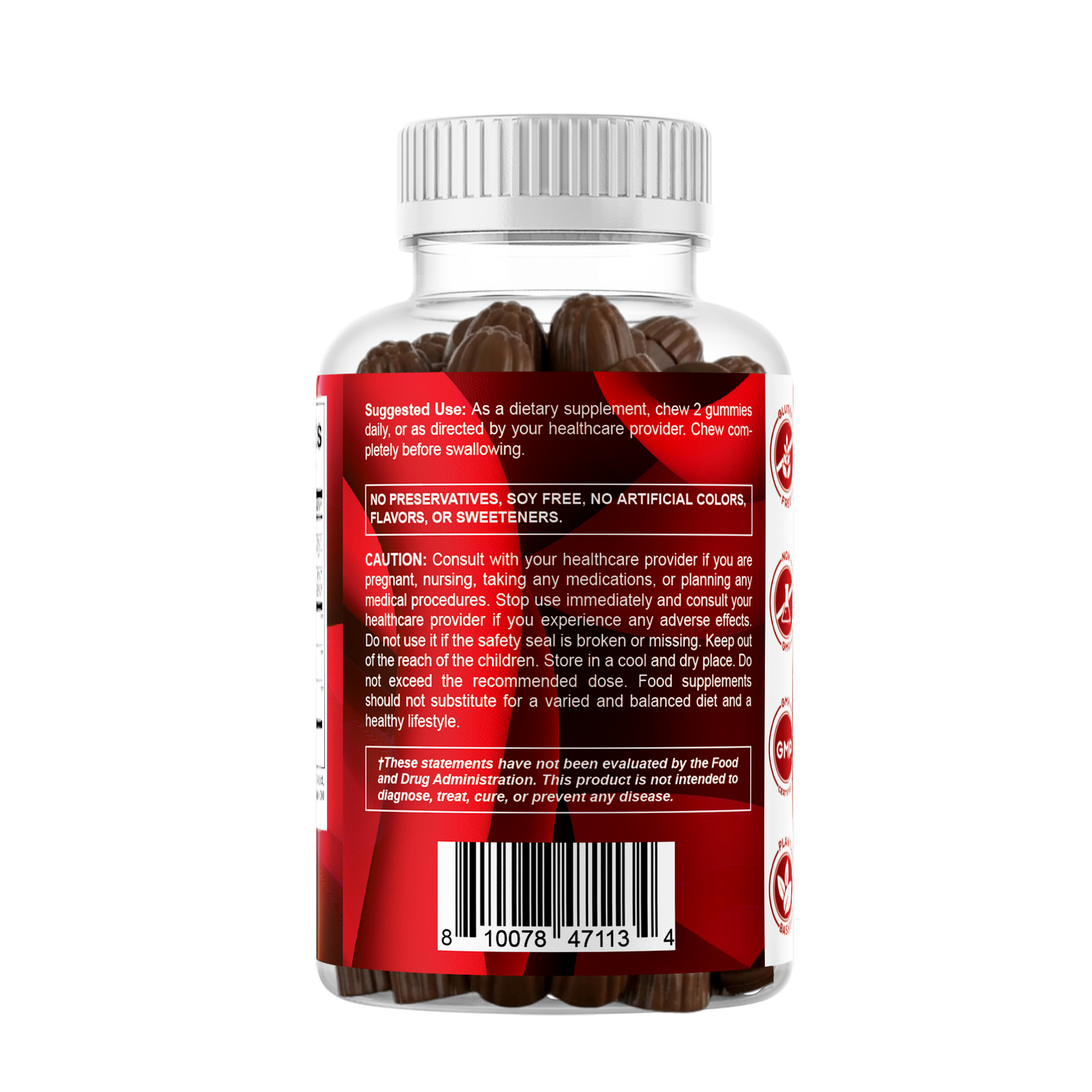 Tart Cherry with Celery Seed and Turmeric Uric Acid Cleanse Gummies