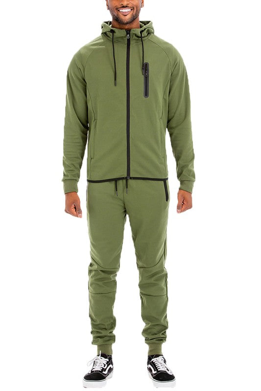 Mens Full Zip Tech Set