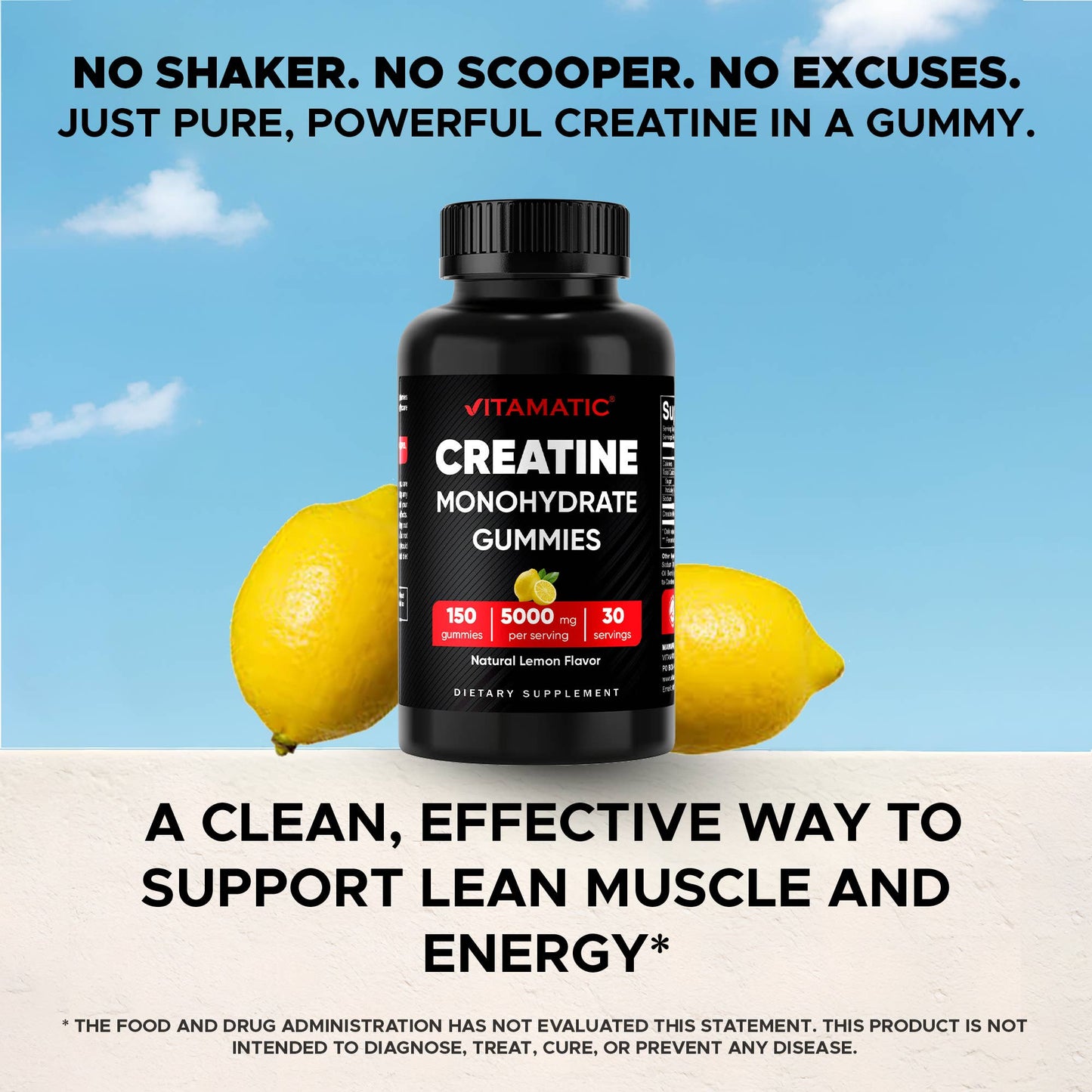 Creatine Mohohydrate Workout Recovery Gummies