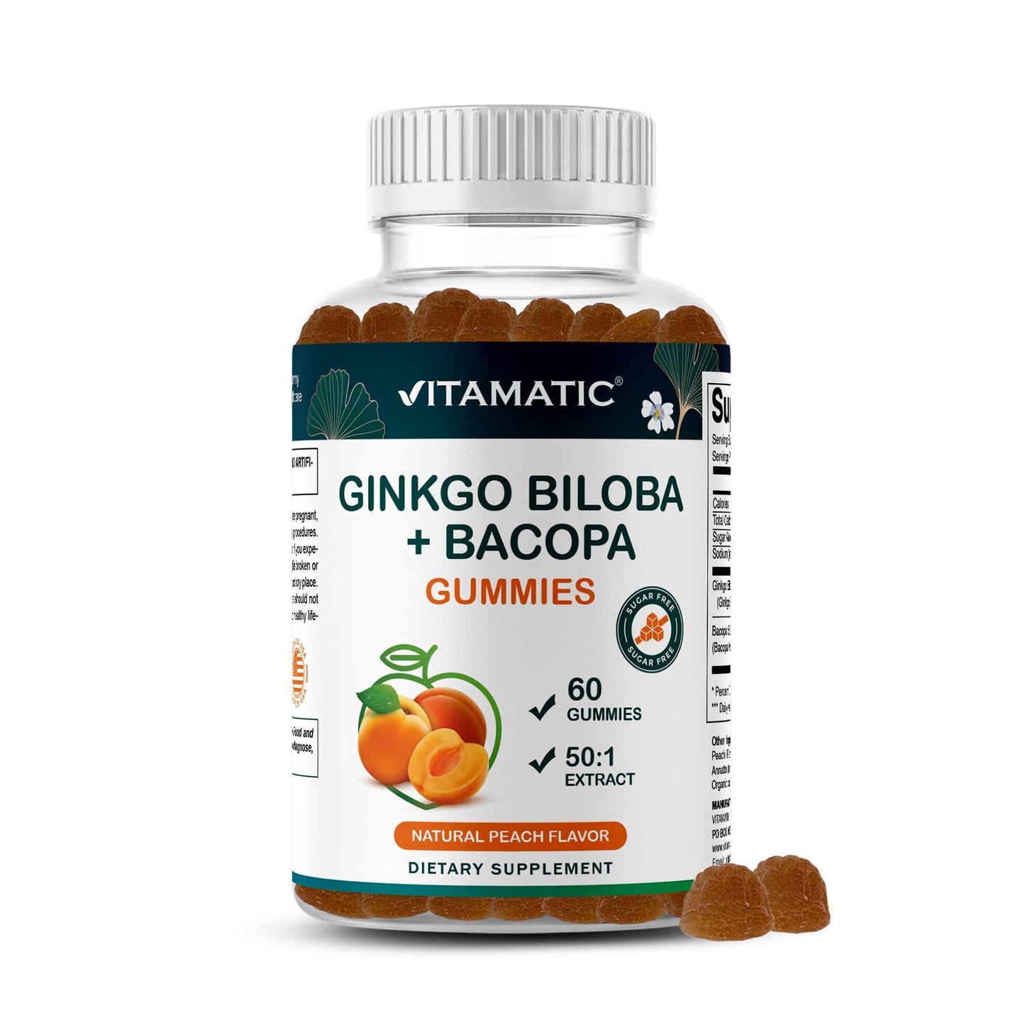 Ginkgo & Bacopa Memory Support & Brain Function Gummies