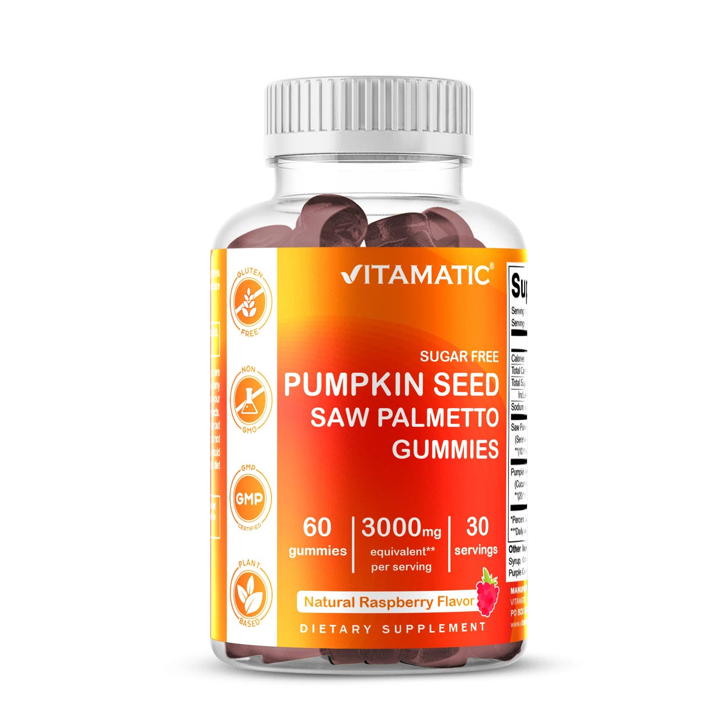 Pumpkin Seed & Saw Palmetto Prostate Support Gummies